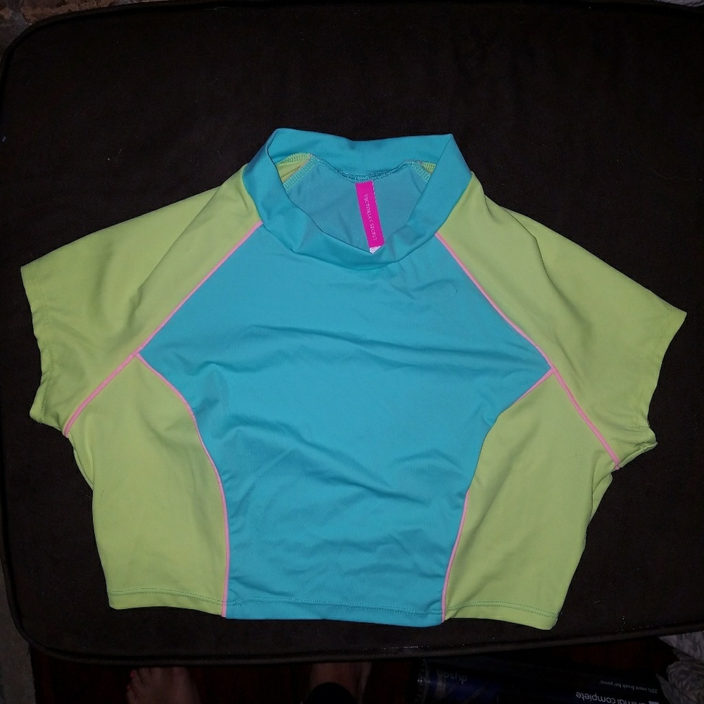 NWOT Crop Top Rashguard Victoria's Secret